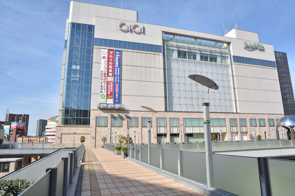 東武東上線志木駅東口の風景